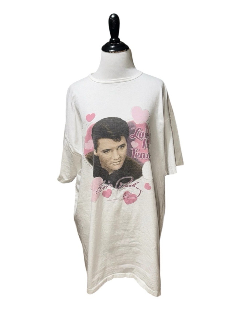 Alore Vintage 1980s Women's T-Shirt One Size Elvis Presley Love me Tender